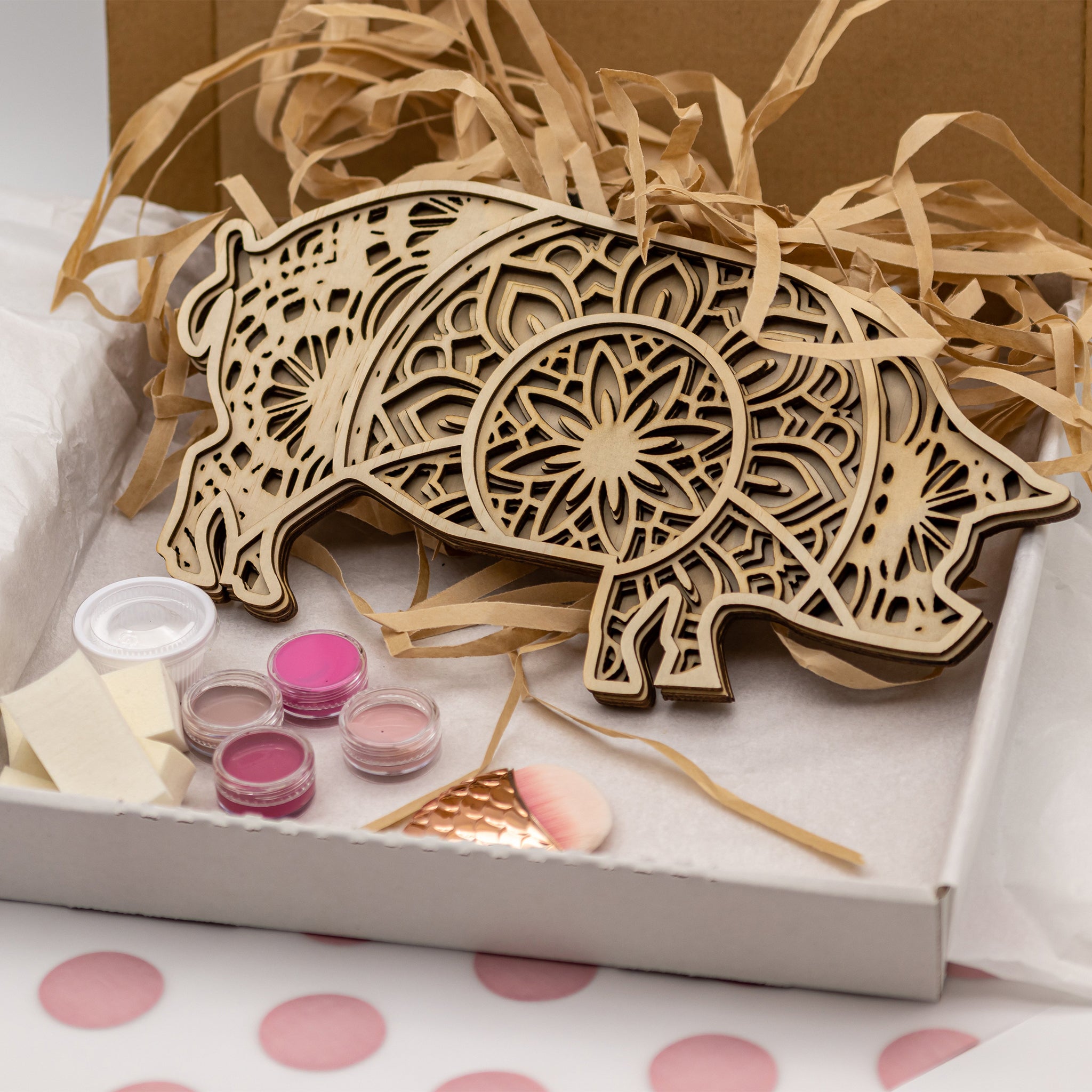Pig - Layered Mandala Art & Craft Kit