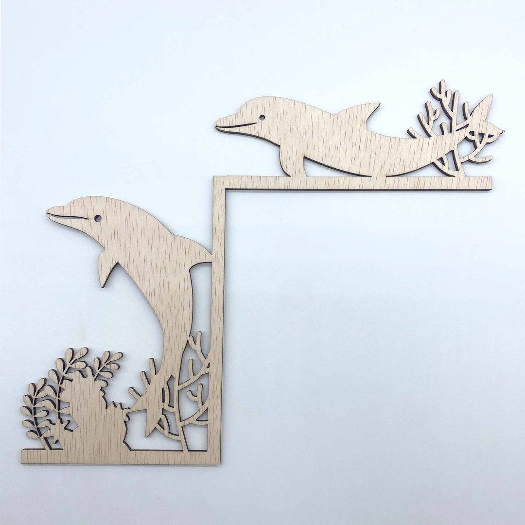 Dolphin Wall Art | Window or Door Trim | Home Decor