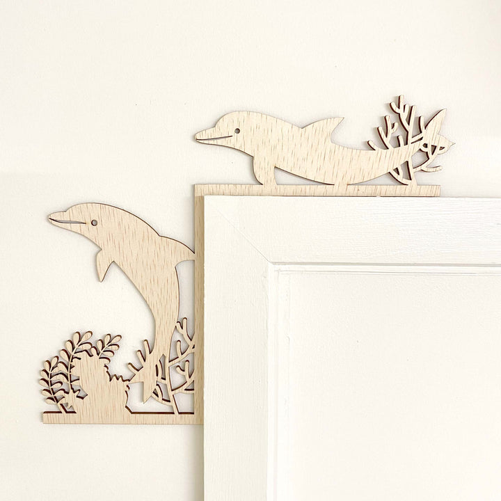 Dolphin Wall Art | Window or Door Trim | Home Decor