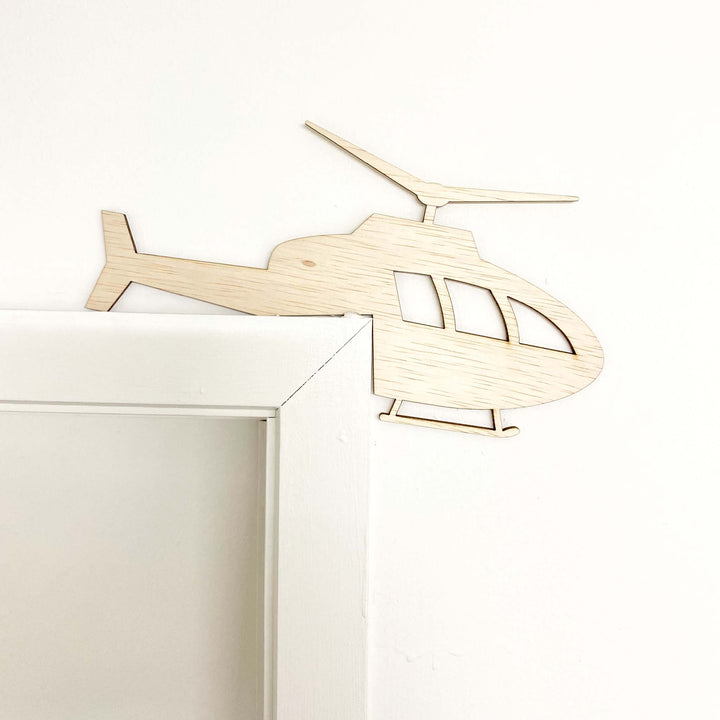 Helicopter Wall Art | Window or Door Trim | Home Decor