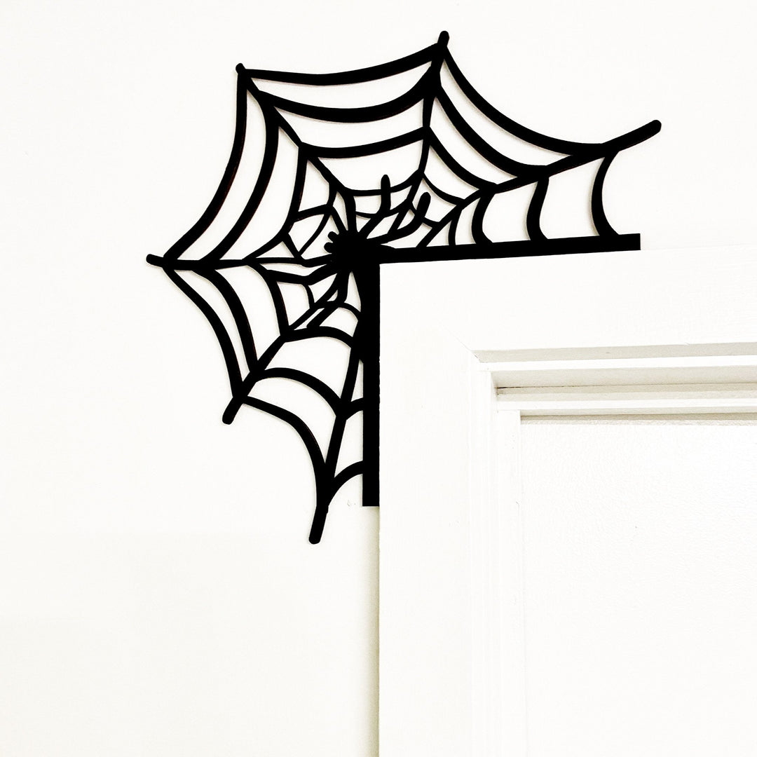 boys bedroom decor,  door trim, spider wall decoration, window trim, spider window decoration, window accent, Halloween decor, Spider Wall Art, Create a Circus, spider home decor