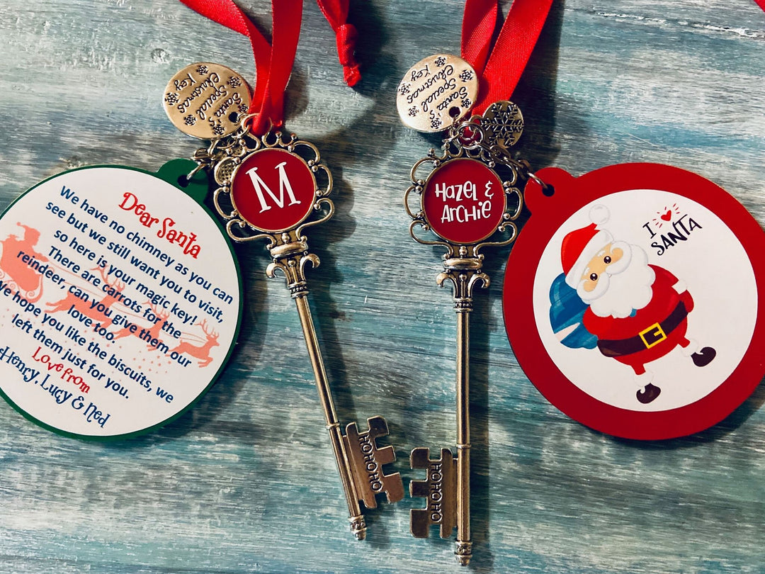 Santa Key |Santa's Magic Key | Personalised Santa Key | Hanging Santa Key | Christmas Eve box | Santa's Key