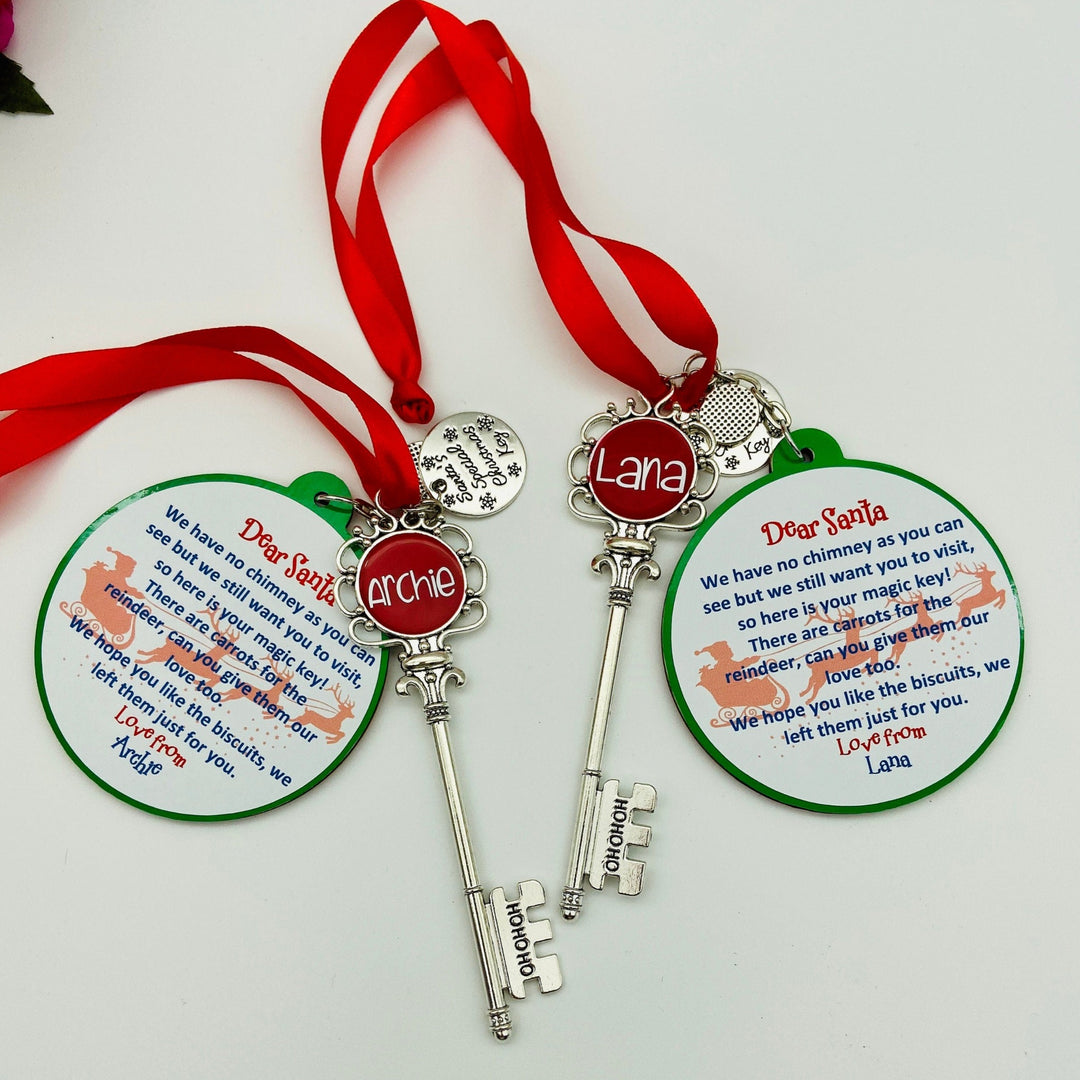 Santa Key |Santa's Magic Key | Personalised Santa Key | Hanging Santa Key | Christmas Eve box | Santa's Key