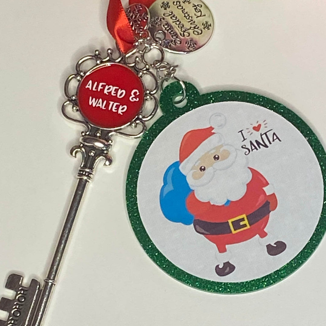 Santa Key |Santa's Magic Key | Personalised Santa Key | Hanging Santa Key | Christmas Eve box | Santa's Key