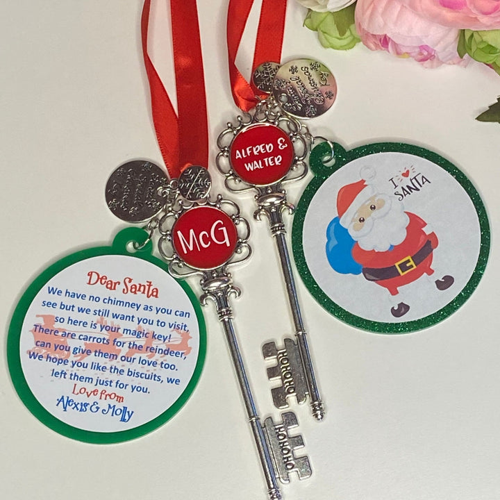 Santa Key |Santa's Magic Key | Personalised Santa Key | Hanging Santa Key | Christmas Eve box | Santa's Key