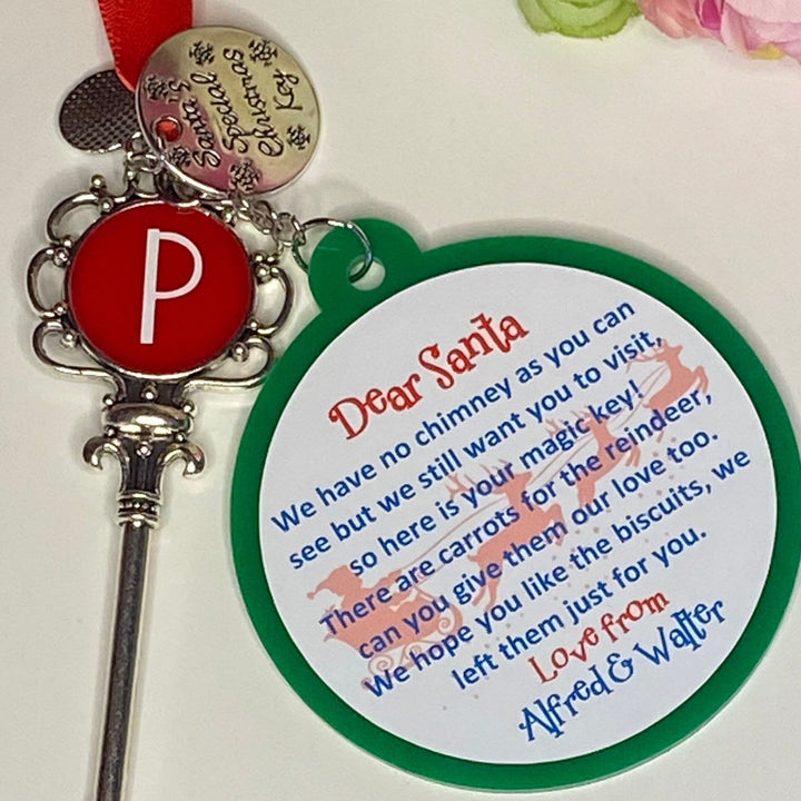 Santa Key |Santa's Magic Key | Personalised Santa Key | Hanging Santa Key | Christmas Eve box | Santa's Key