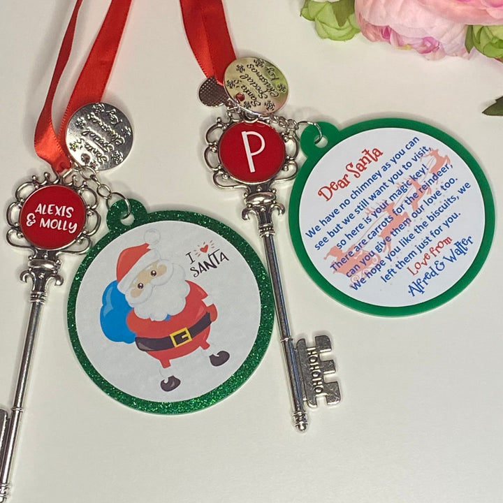 Santa Key |Santa's Magic Key | Personalised Santa Key | Hanging Santa Key | Christmas Eve box | Santa's Key