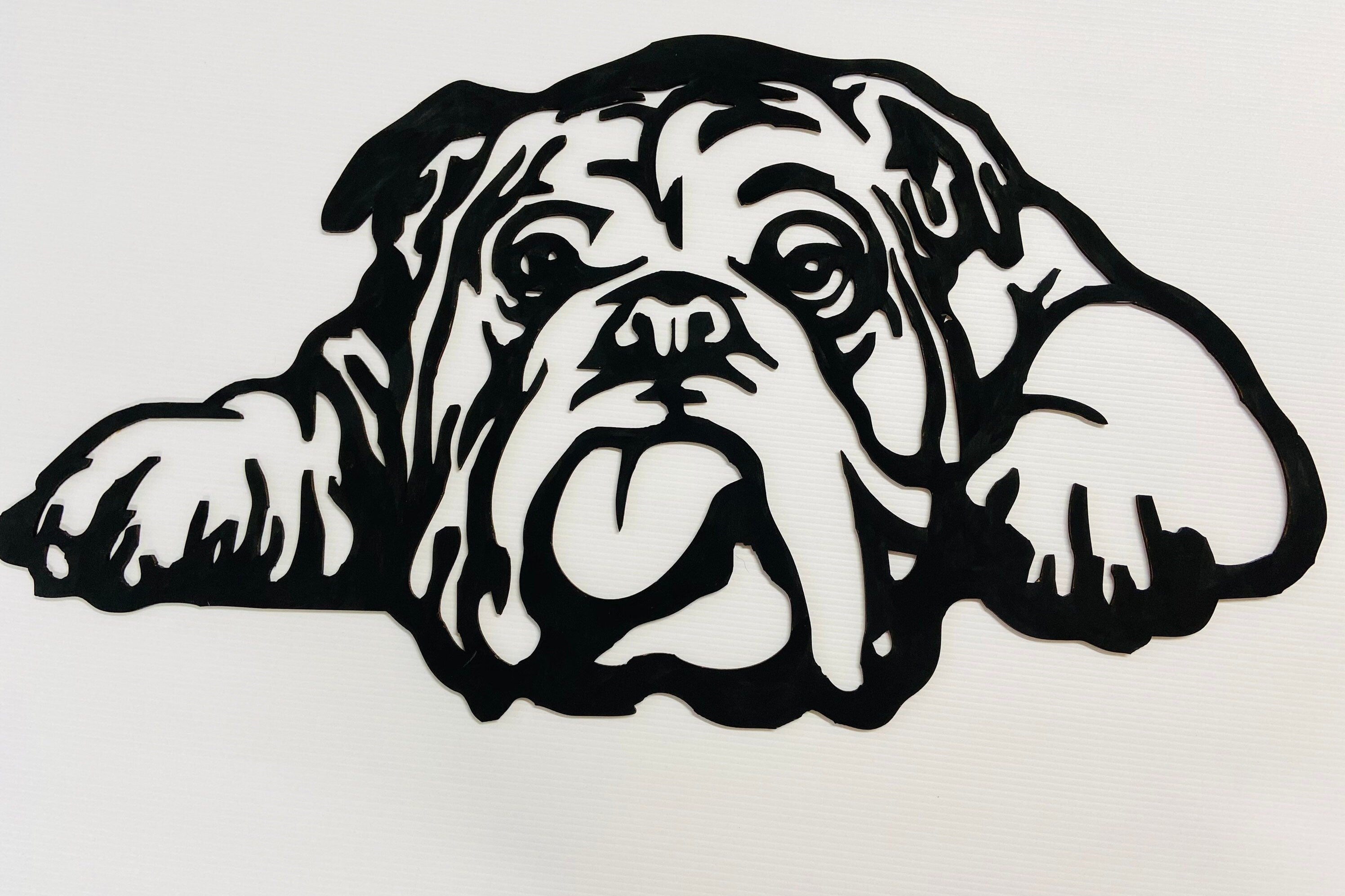 Bulldog Wall Art, made in australia