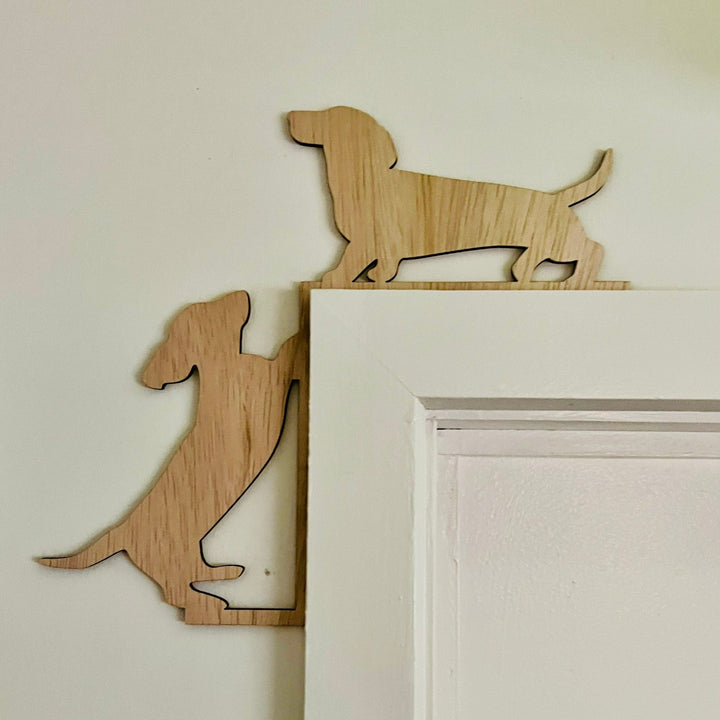 Dachshund Window or Door Trim, Dachshund dog Wall Art, Dachshund Home Decor