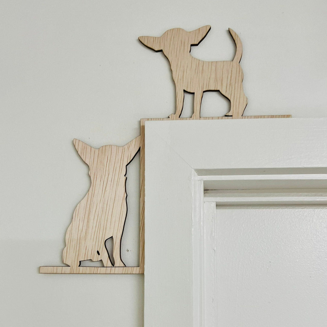 Chihuahua Window or Door Trim , Chihuahua Wall Art, Chihuahua dog Home Decor