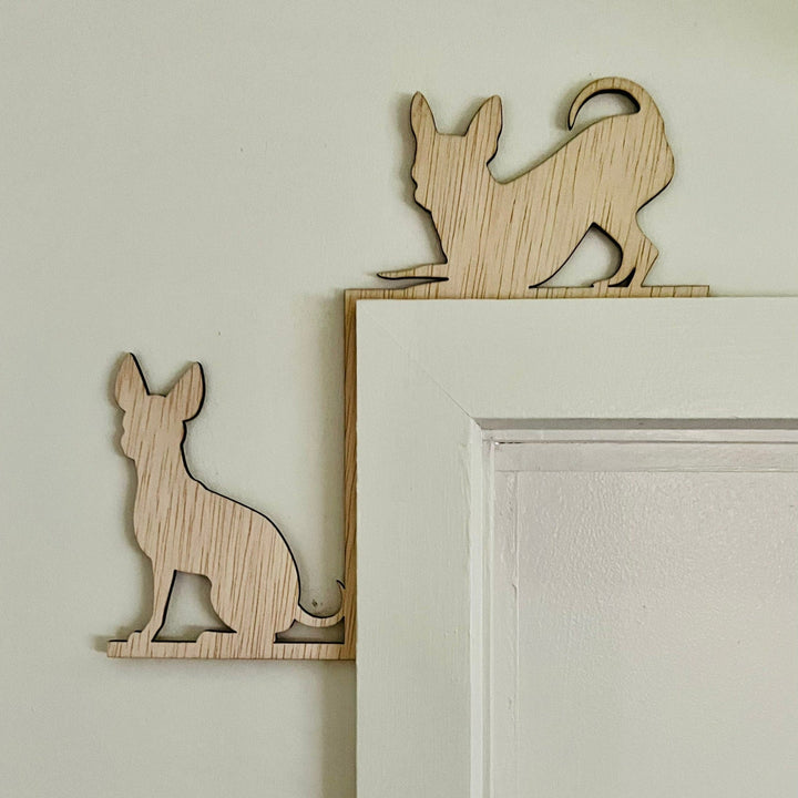 Chihuahua Window or Door Trim , Chihuahua Wall Art, Chihuahua dog Home Decor