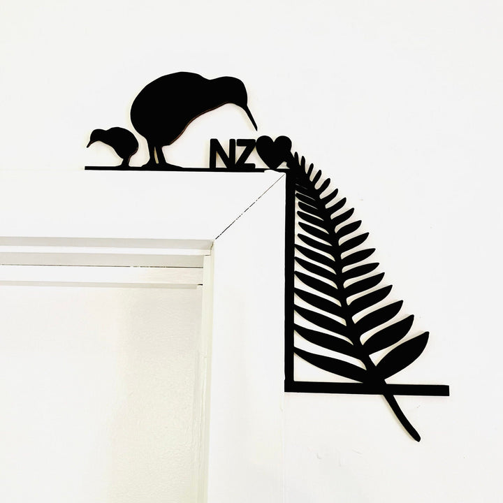 Kiwi, Silver Fern, NZ door trim, corner decor