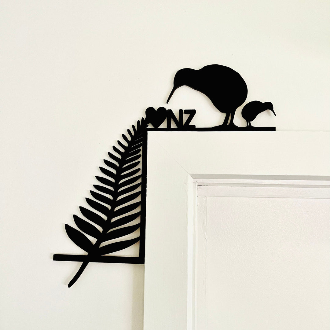 Kiwi, Silver Fern, NZ door trim, corner decor