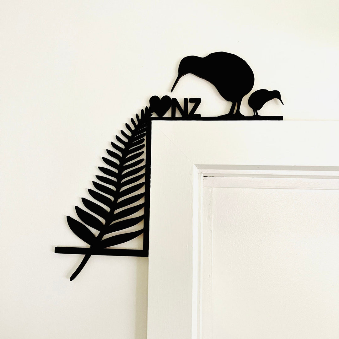 Kiwi, Silver Fern, NZ door trim, corner decor