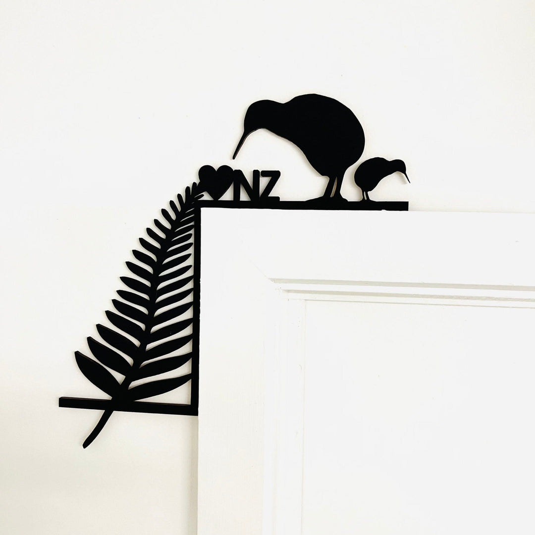 Kiwi, Silver Fern, NZ door trim, corner decor