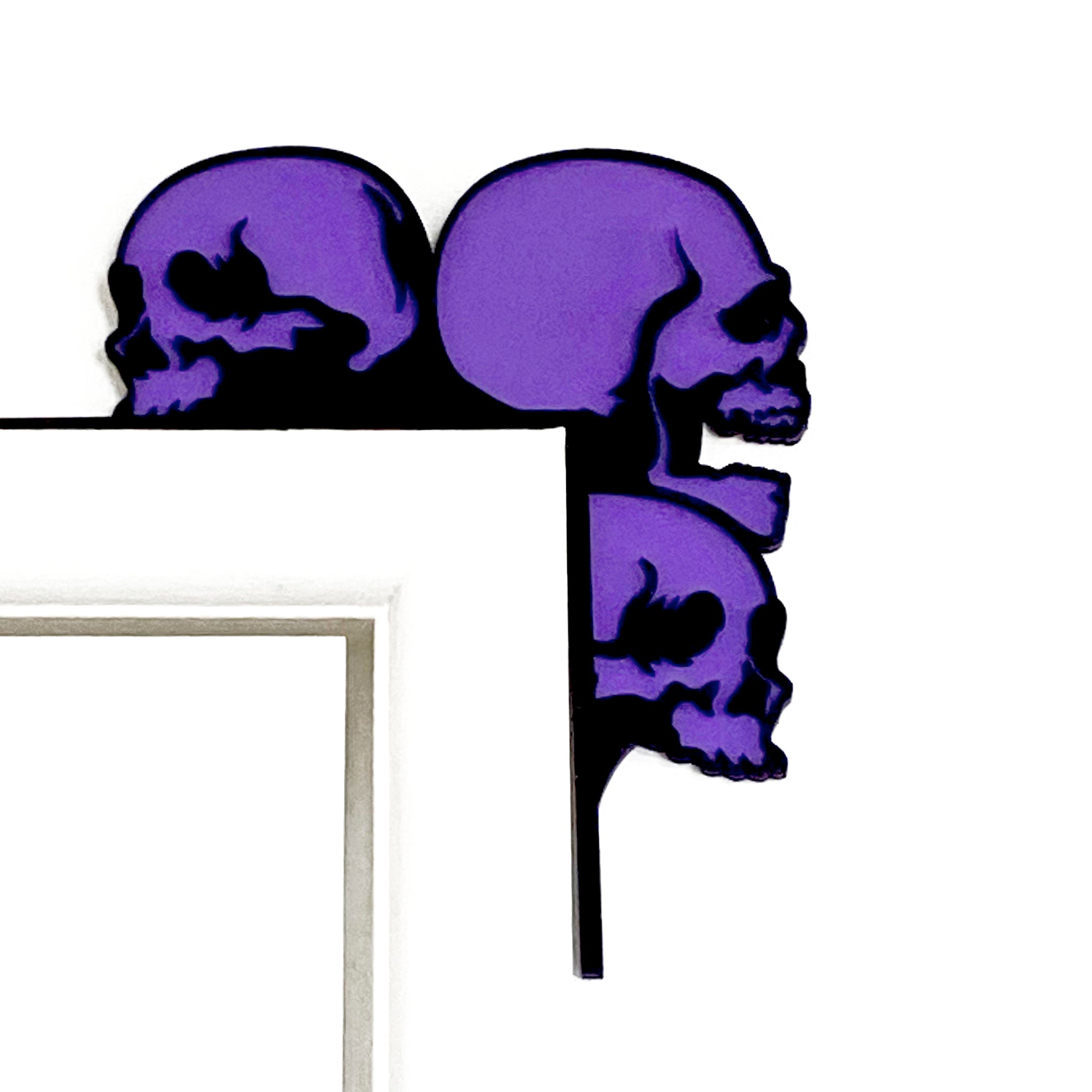 Skull door trim, Halloween decor
